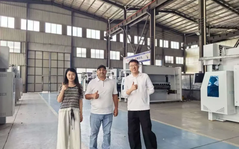 Group photo with clients