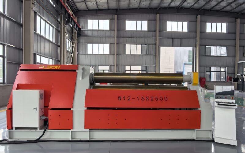 Four-roll plate rolling machine