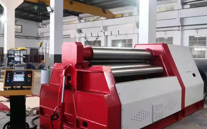 Four-roll plate rolling machine