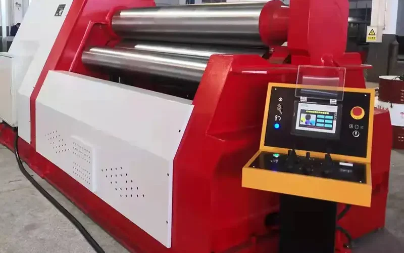 Four-roll plate rolling machine