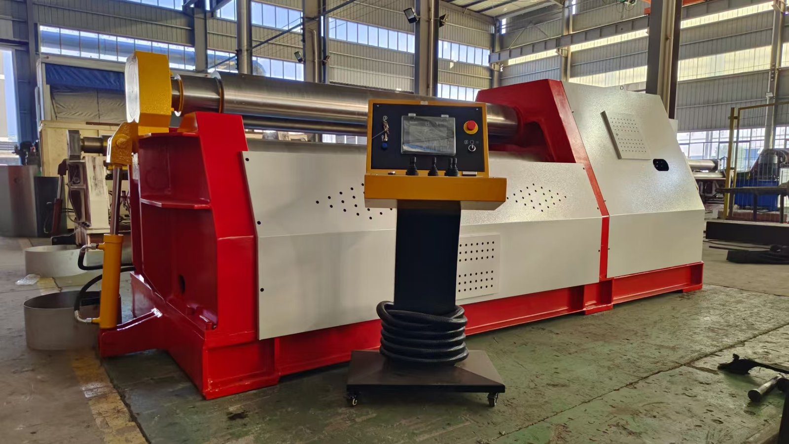 Four-roll plate rolling machine