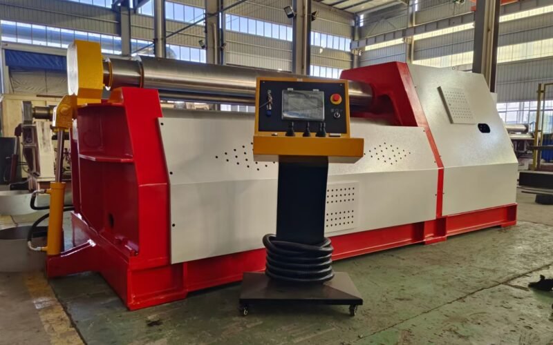 Four-roll plate rolling machine