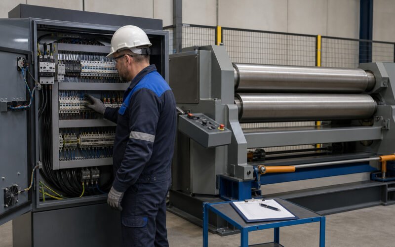 Electrical System Inspection of rolling machine
