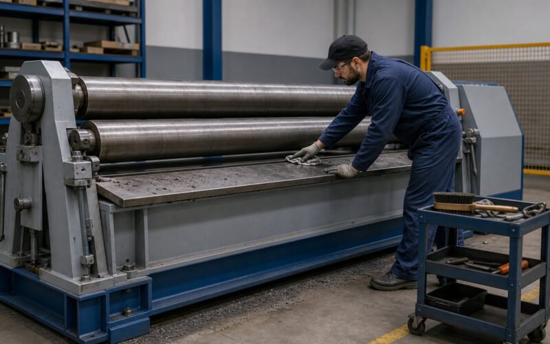 Cleaning and Maintenance of Rolling machine